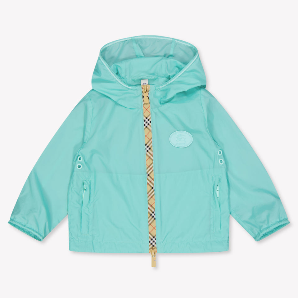 Burberry Roman Baby Jongens Zomerjas In Mint