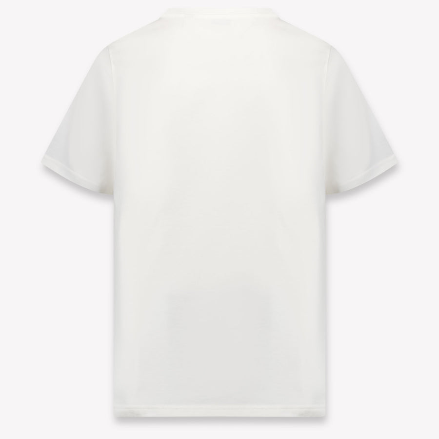Burberry Cedar Crest Kids Unisex T-Shirt In OffWhite