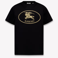 Burberry Cedar Crest Kids Unisex T-Shirt In Black