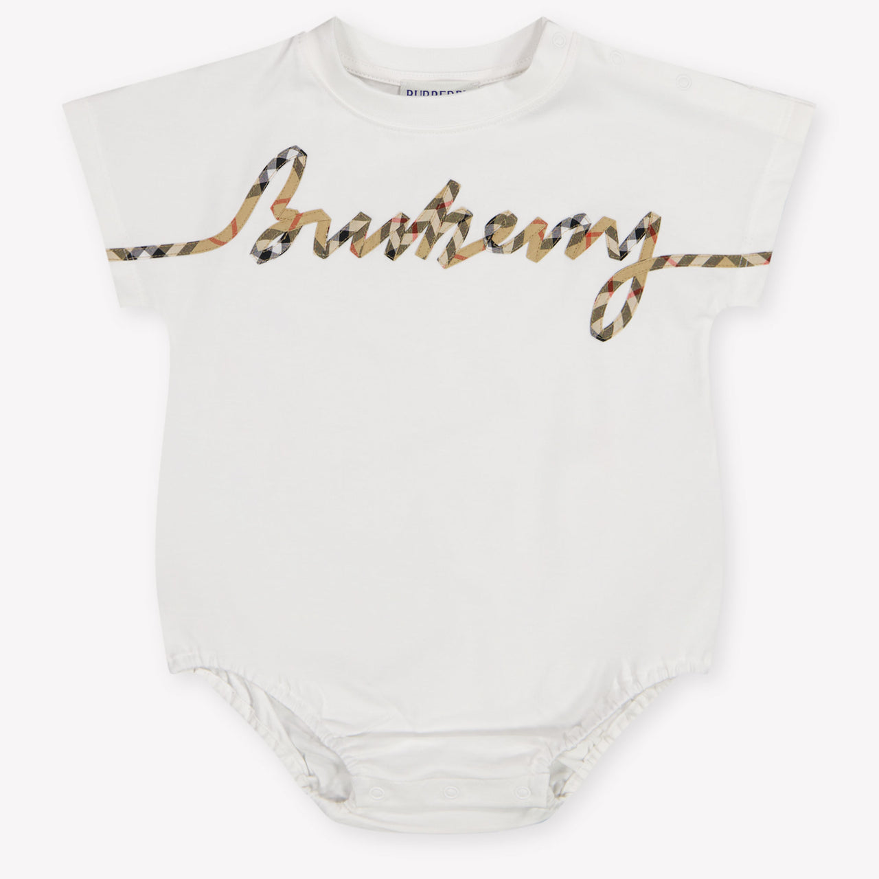 Burberry Dolby Baby Girls Romper In White