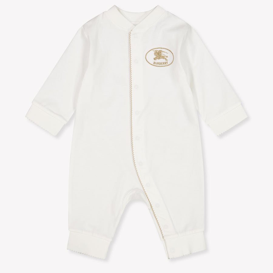 Burberry Jade Baby Girls Romper in Off-White