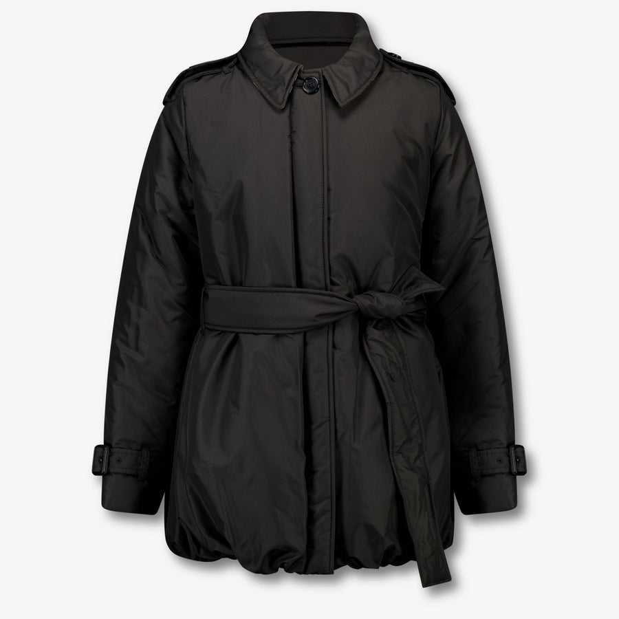 Burberry Berry Kinder Meisjes Winterjas In Zwart