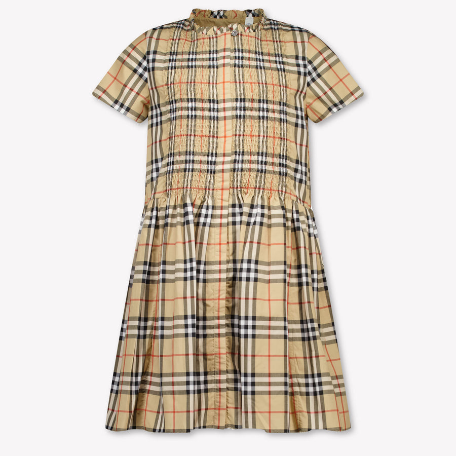Burberry Rose Girls Dress in Beige