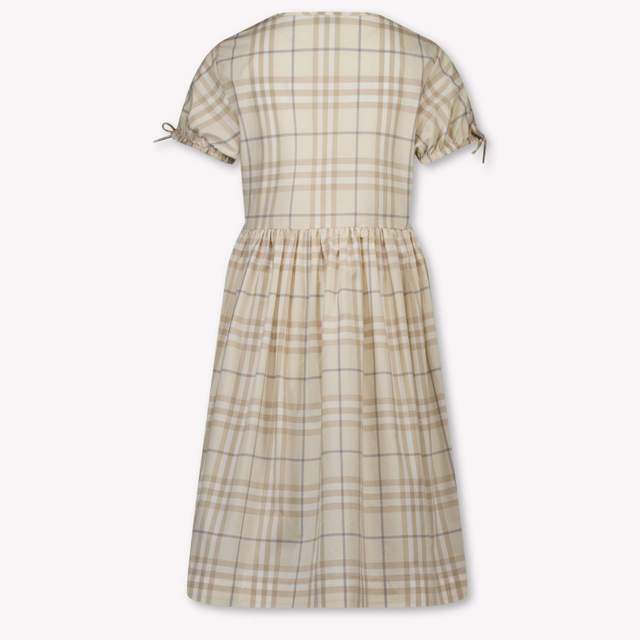 Burberry Josie Kinder Meisjes Jurk In Licht Beige