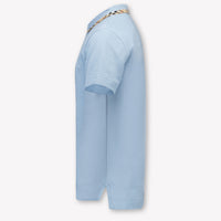Burberry JOHANE Kids Boys Polo In Light Blue