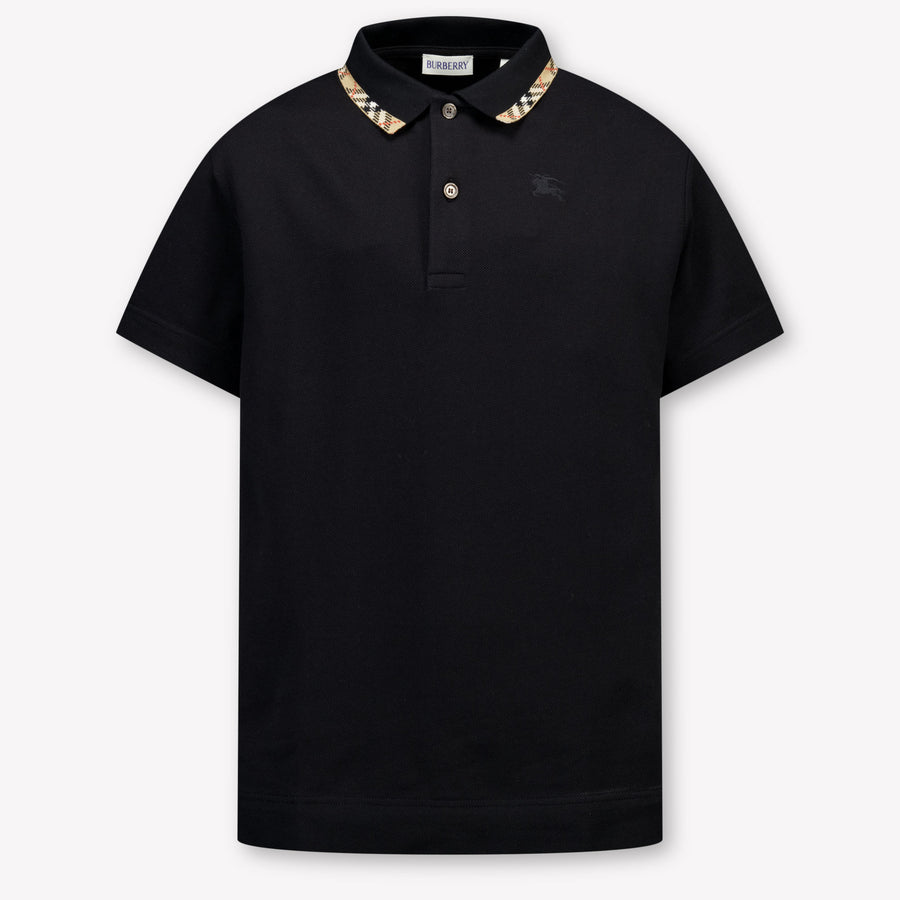 Burberry Johane Boys Polo Shirt in Black