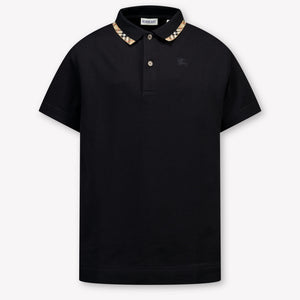 Burberry JOHANE Kids Boys Polo In Black