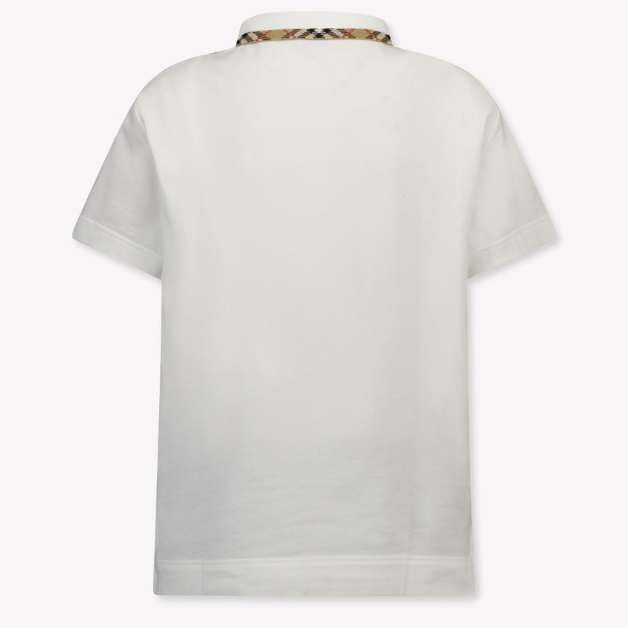 Burberry Johane Kinder Jongens Polo In Wit
