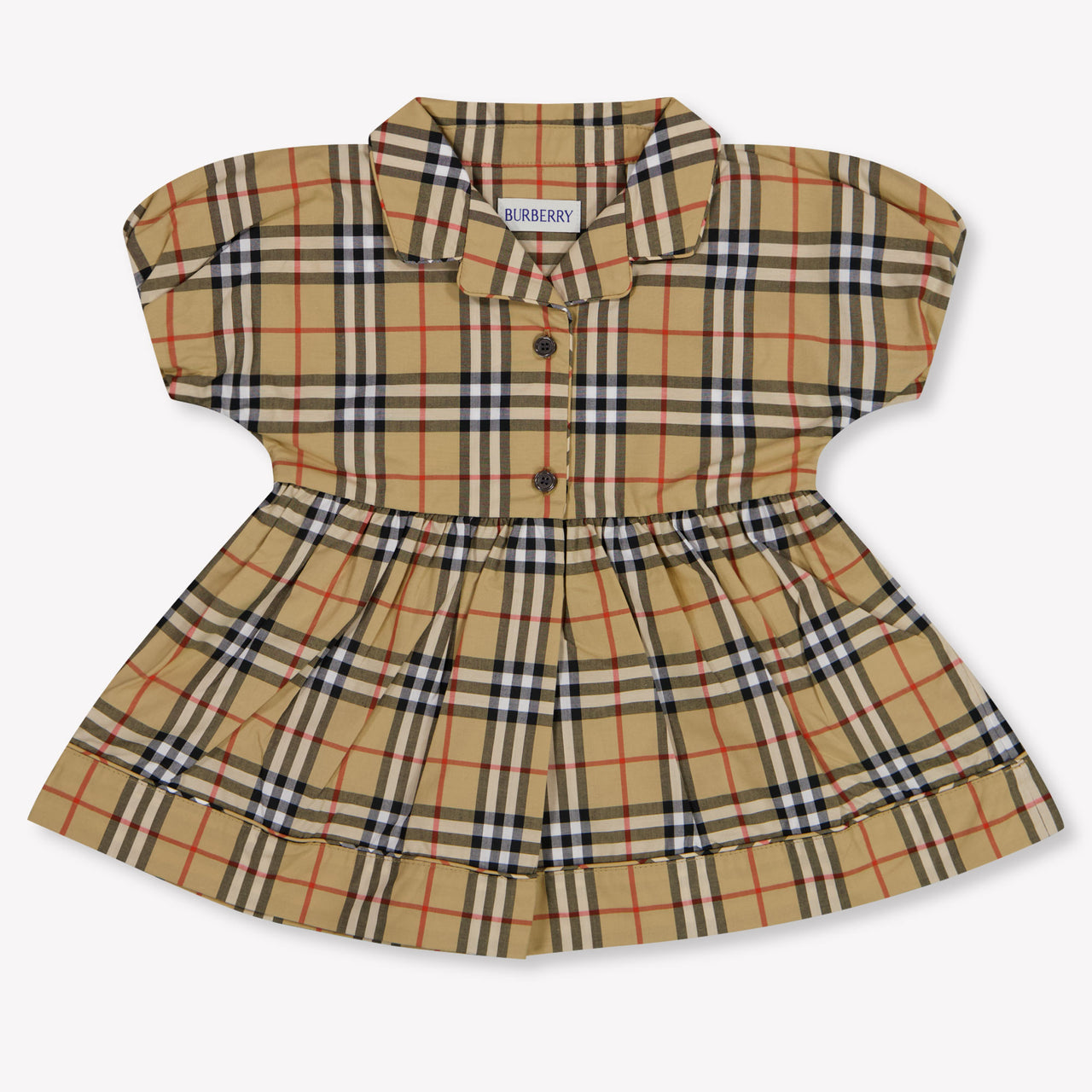 Burberry Bea Baby Girls Dress In Beige