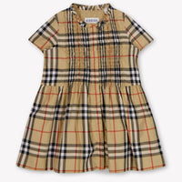 Burberry Rose Baby Girls Dress In Beige