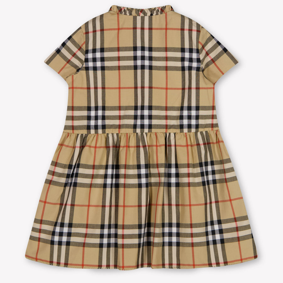Burberry Rose Baby Girls Dress In Beige