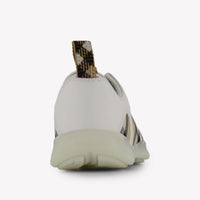 Burberry Matrix Unisex Sneakers In Wit