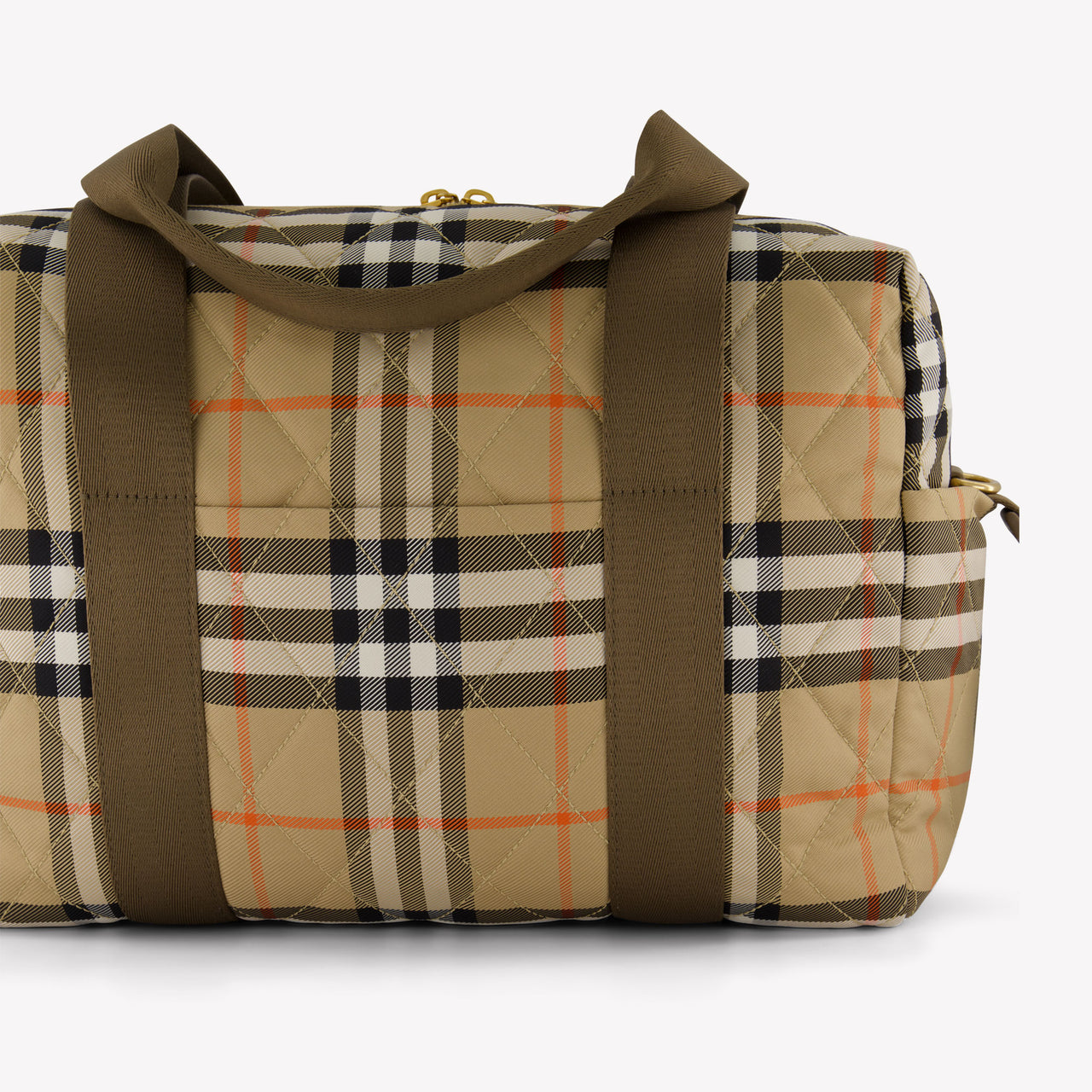 Burberry Belfast Baby Unisex Diaper Bag In Beige