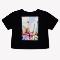 Burberry CEDAR Baby Unisex T-Shirt In Black