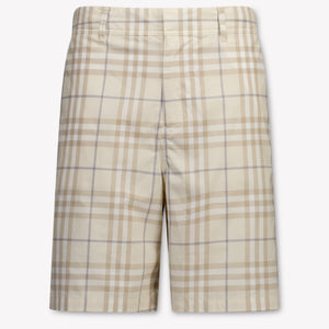 Burberry OSCAR Kids Boys Shorts In Light Beige