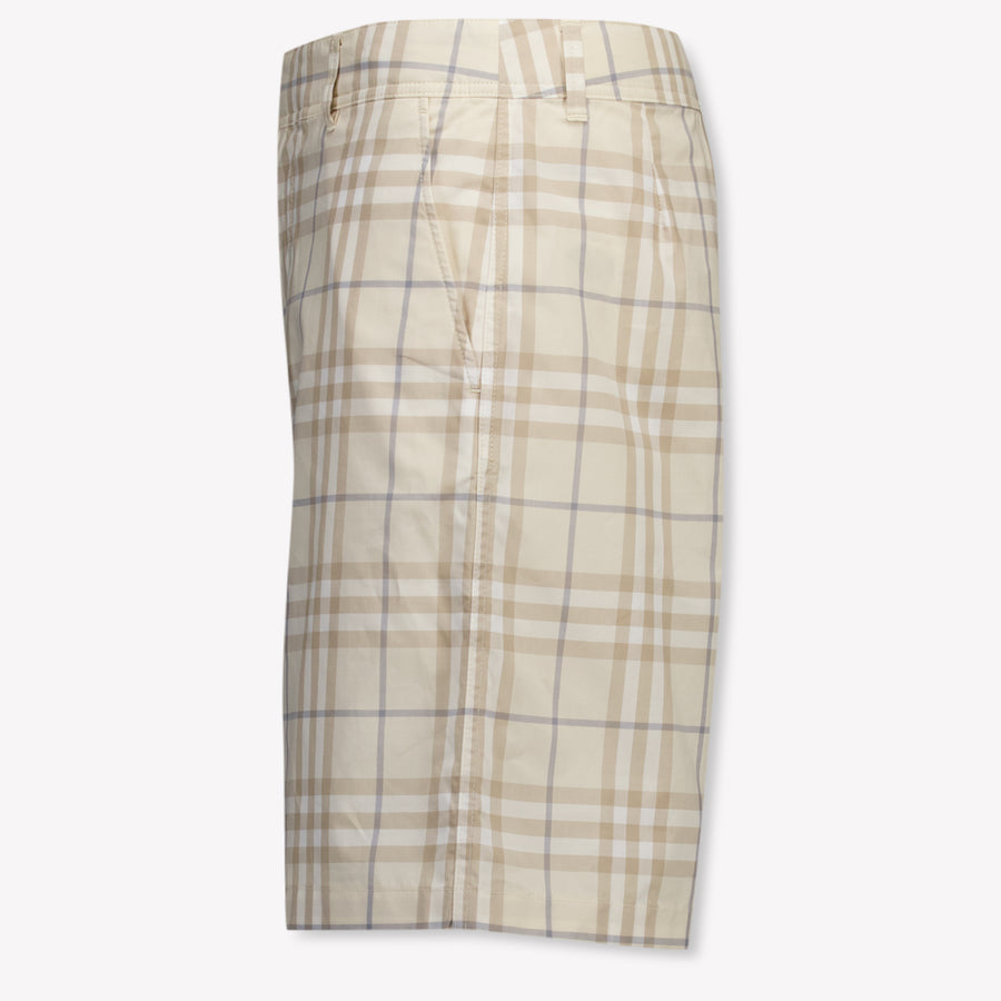 Burberry OSCAR Kids Boys Shorts In Light Beige