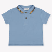 Burberry JOHANE Baby Boys Polo In Light Blue