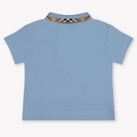 Burberry JOHANE Baby Boys Polo In Light Blue
