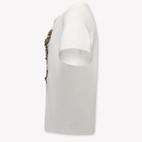 Burberry Roxy Bow Kids Girls T-Shirt In OffWhite
