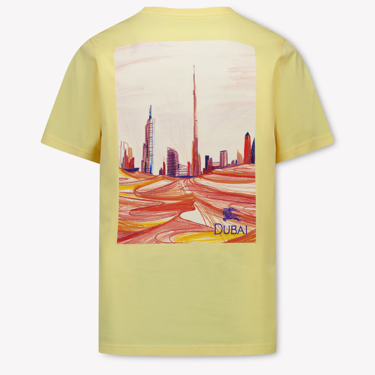 Burberry CEDAR Kinder Unisex T-Shirt In Geel