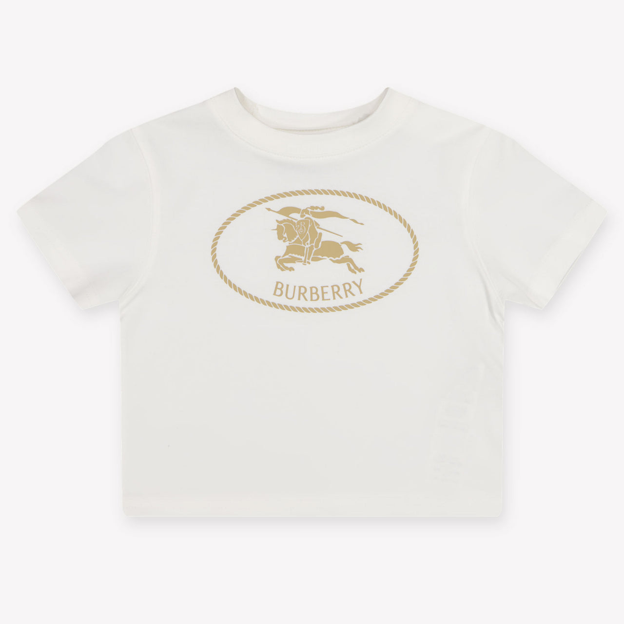 Burberry Cedar Baby Unisex T-Shirt in Off-White