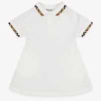 Burberry Romola Baby Meisjes Jurk In Wit
