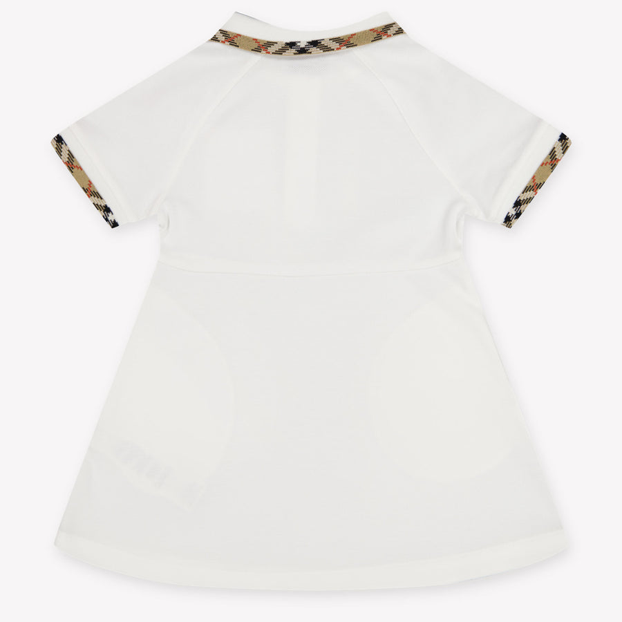 Burberry Romola Baby Meisjes Jurk In Wit
