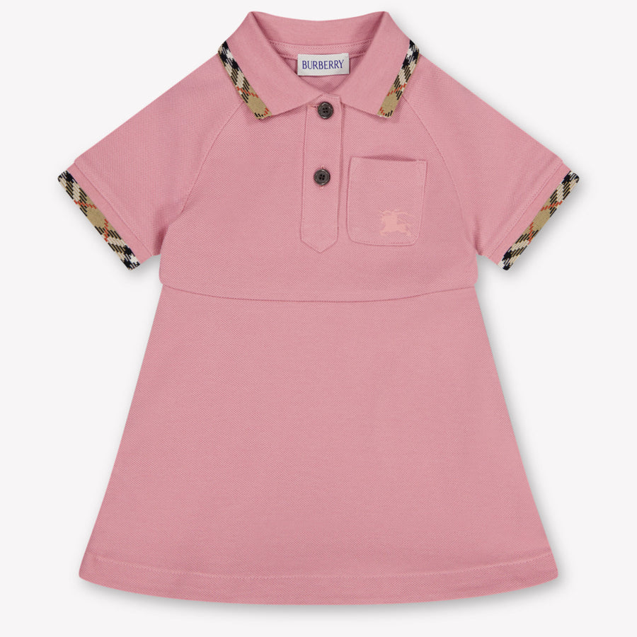 Burberry Romola Baby Girls Dress in Pink