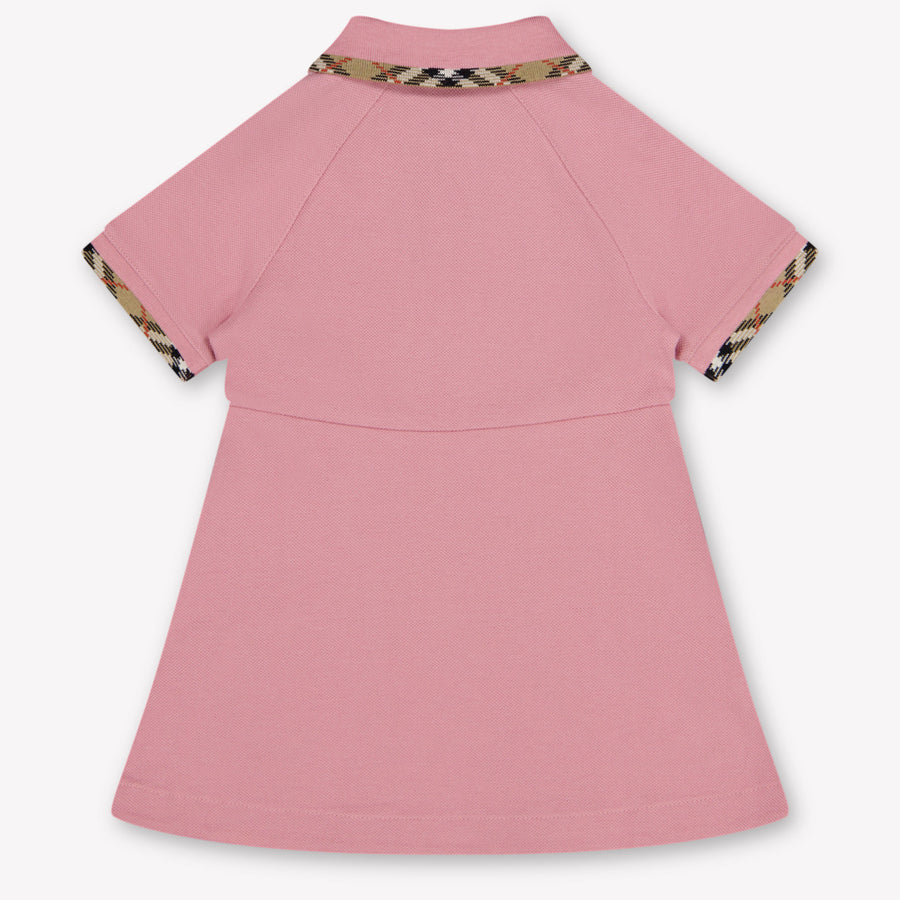 Burberry Romola Baby Girls Dress In Pink