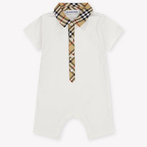 Burberry JAXON Baby Jongens Boxpakje In Wit