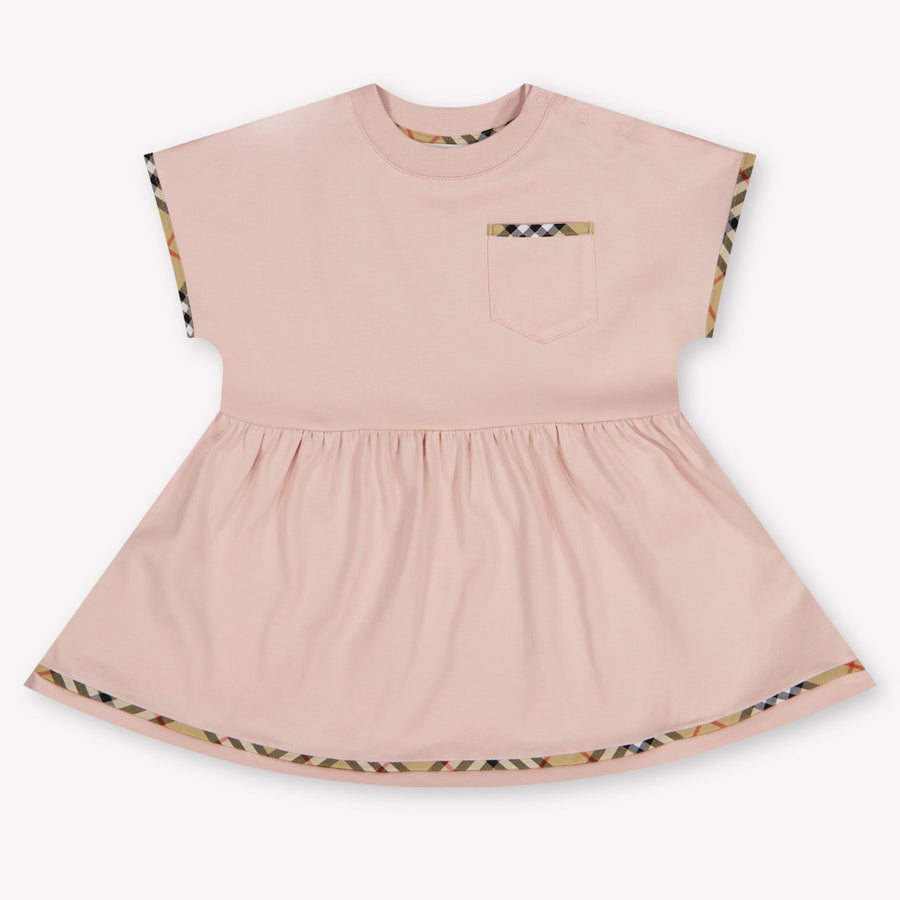 Burberry Lea Baby Meisjes Jurk In Licht Roze