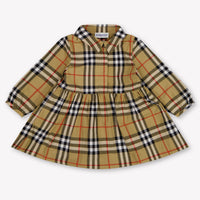 Burberry Winifred Baby Girls Dress In Beige