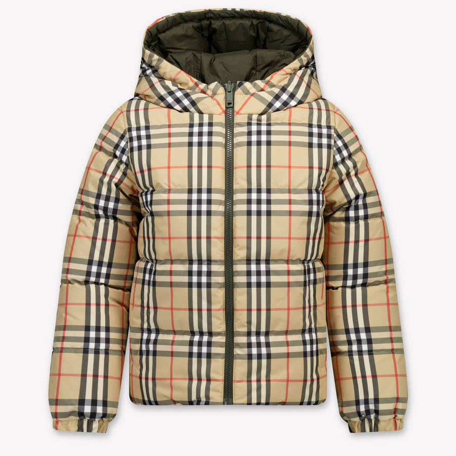 Burberry Jesse Kinder Jongens Winterjas In Donker Groen