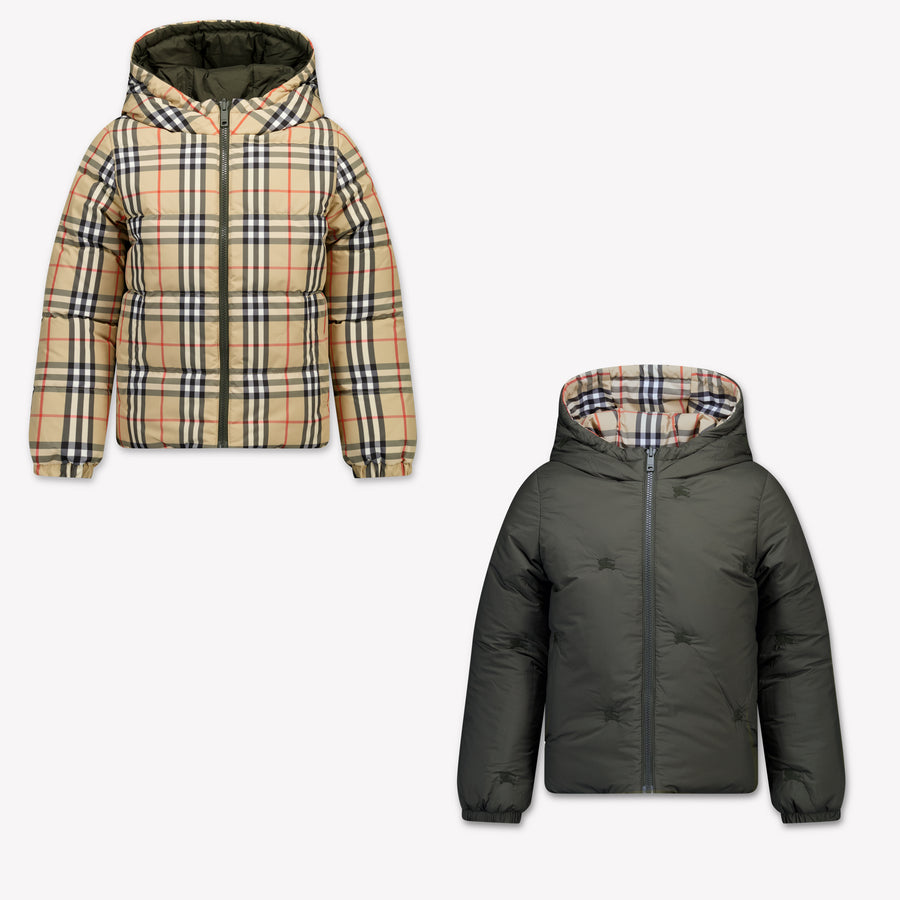 Burberry Jesse Kids Boys Winter coat In Dark Green