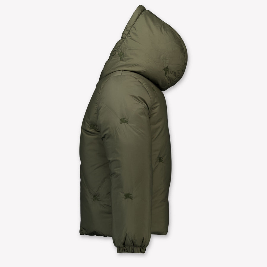 Burberry Jesse Kinder Jongens Winterjas In Donker Groen