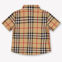 Burberry Owen Baby Jongens Blouse In Beige