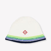 CASABLANCA Kids Unisex Hat In White