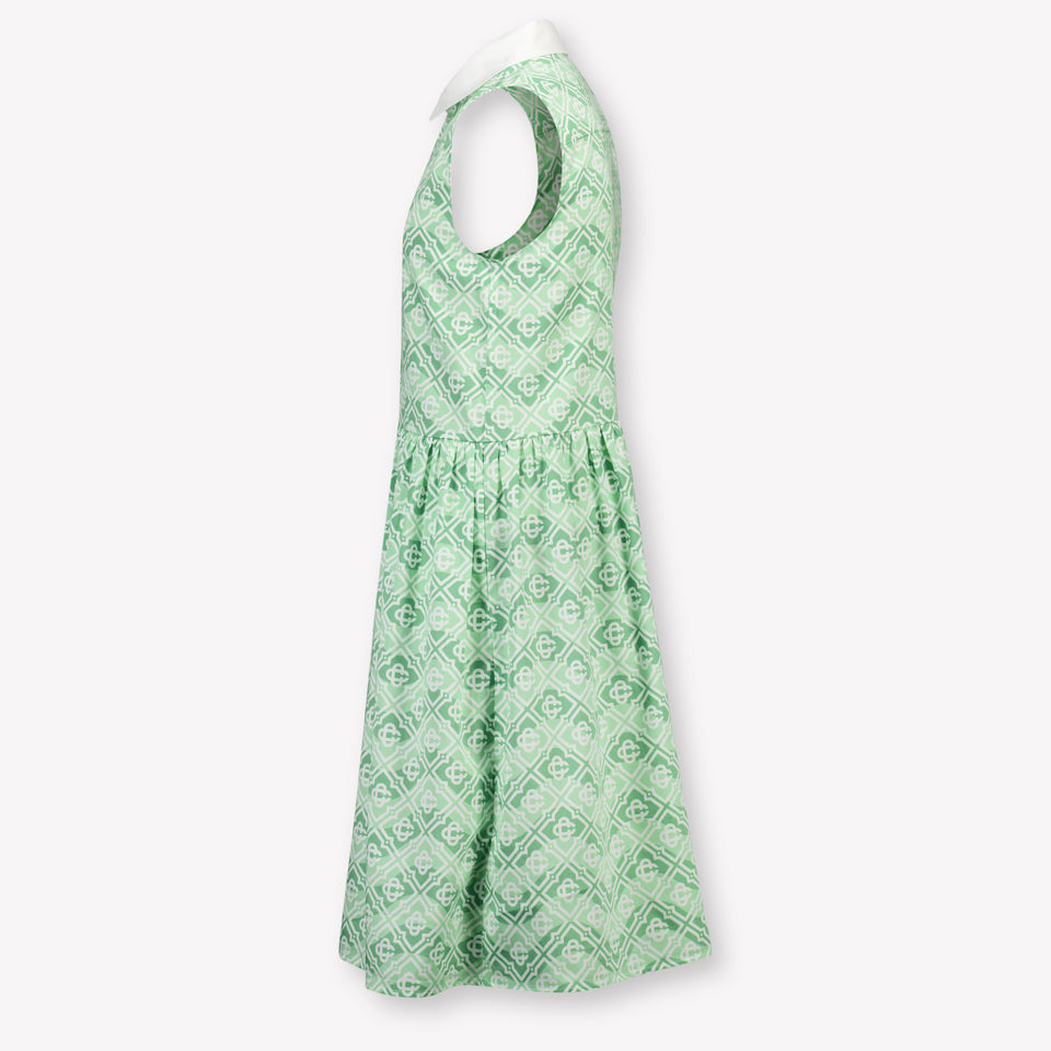 CASABLANCA Kids Girls Dress In Green