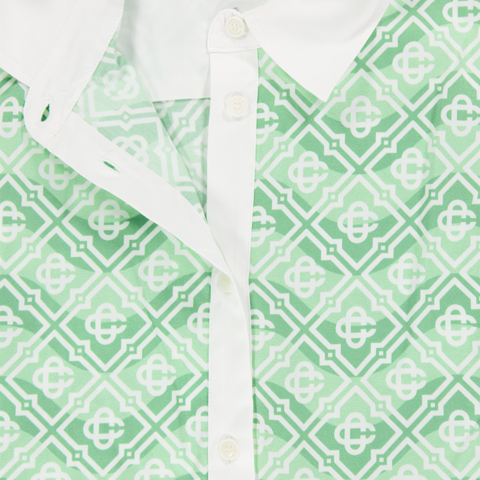 CASABLANCA Kids Girls Dress In Green