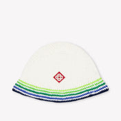 CASABLANCA Kids Unisex Hat In White