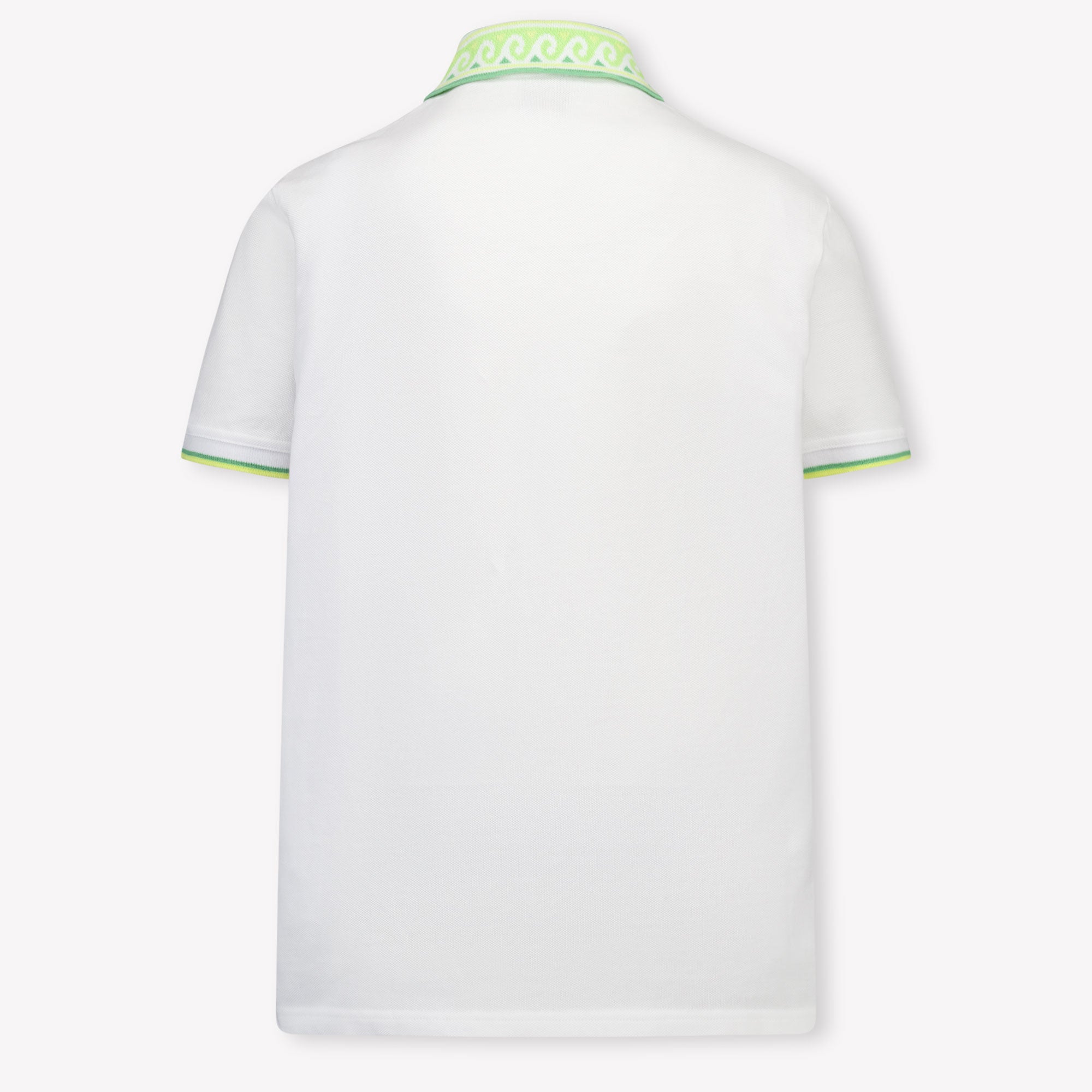 CASABLANCA Kids Boys Polo In White