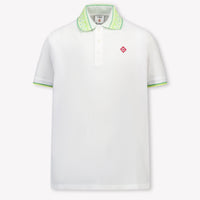 CASABLANCA Kids Girls Polo In White