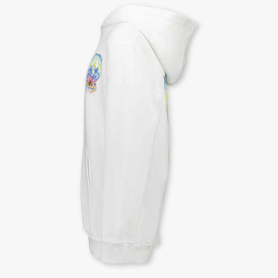 CASABLANCA Kids Boys Sweater In White