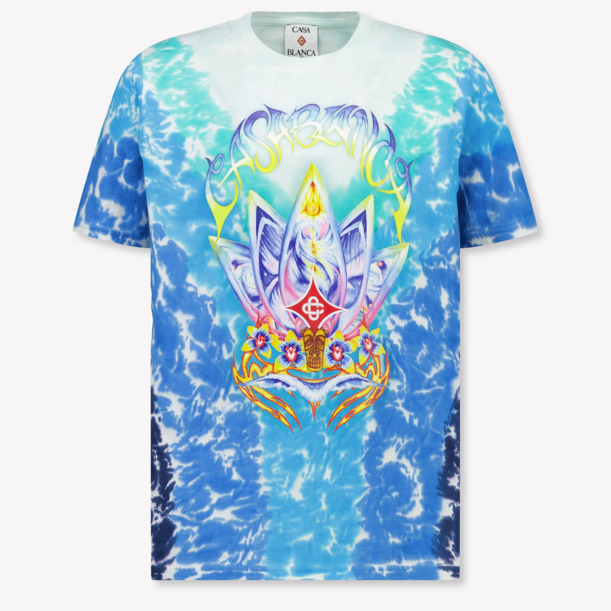 CASABLANCA Kids Boys T-Shirt In Turquoise