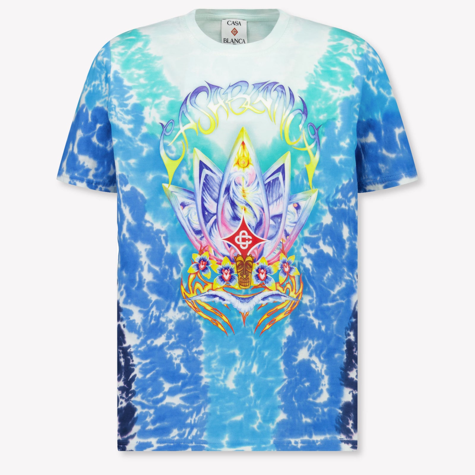 CASABLANCA Kids Boys T-Shirt In Turquoise