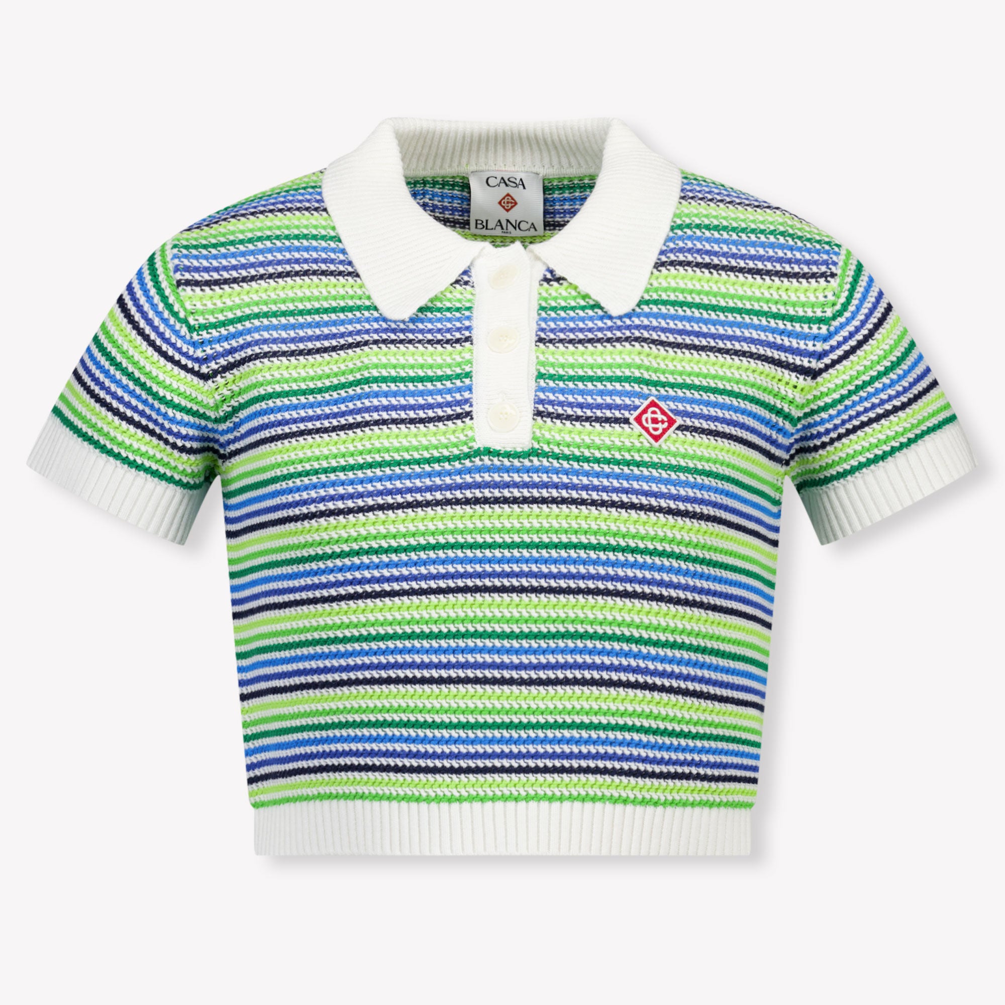 CASABLANCA Kids Girls Polo In Green