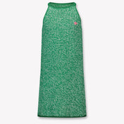 CASABLANCA Kids Girls Dress In Light Green