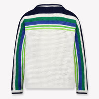 CASABLANCA Kids Boys Cardigan In White