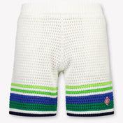 CASABLANCA Kids Boys Shorts In White