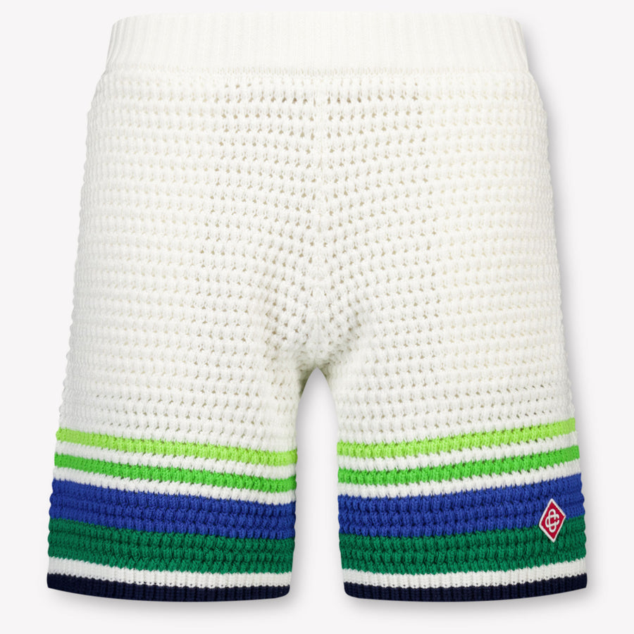 Casablanca Kinder Jongens Shorts In Wit